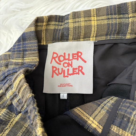 Roller On Roller Bermuda Chic Plaid Preppy Shorts Size s Women W26x23 - Picture 2 of 6